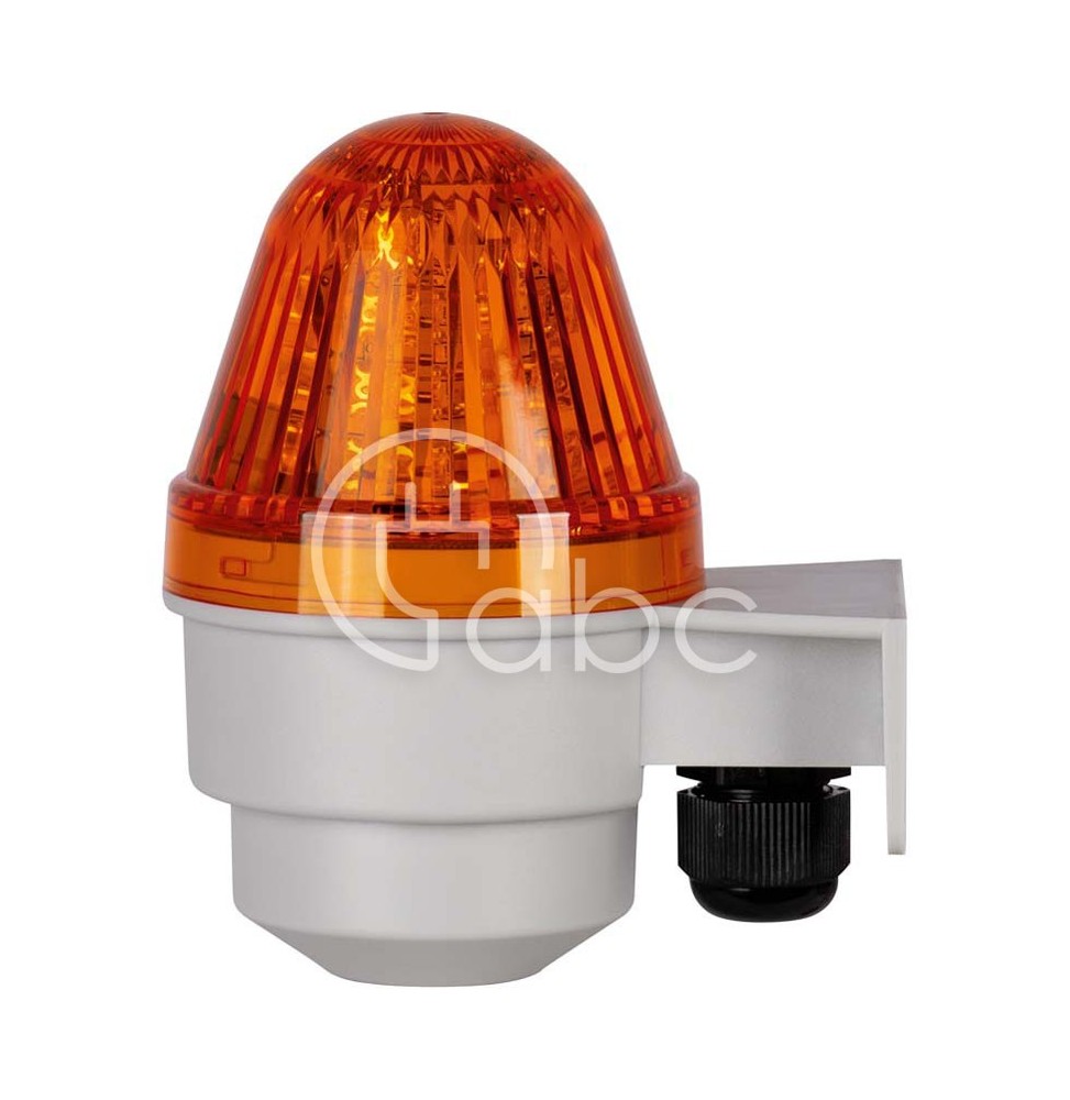 Sygnalizator optyczno-akustyczny COBLHP582G, pomarańczowy LED, 90 dB, 2 tony, 24 V DC, IP65, COBLHP582G24AL