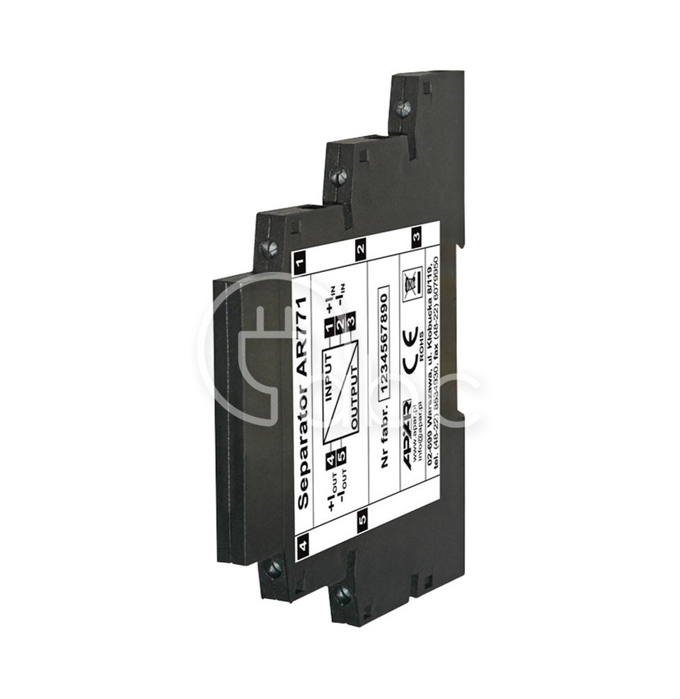 Pasywny separator, na szynę DIN 35 mm, prąd zasilany z pętli prądowej, AR771