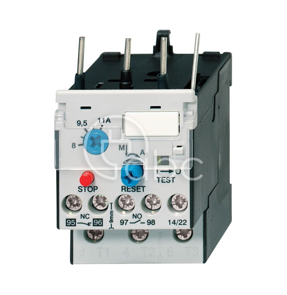 Przekaźnik termiczny z funkcją AUTO\MANUAL-RESET, 0,18-0,27 A, U3/32 0,27