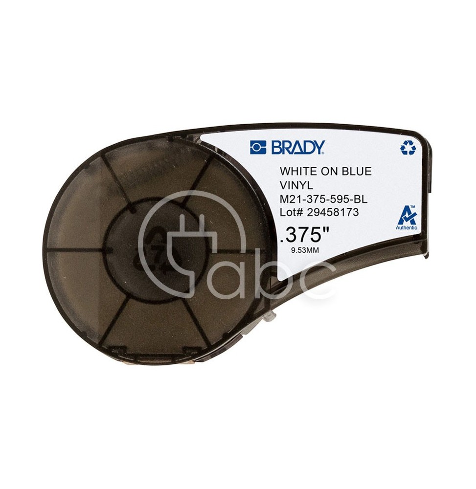 Taśma do drukarek BMP21-PLUS, BMP21-LAB i BMP21, winylowa, 9,53 mm x 6,4 m, niebieska, M21-375-595-BL