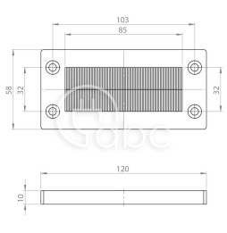 Przepust kablowy szczotkowy KEL-BES, 51510