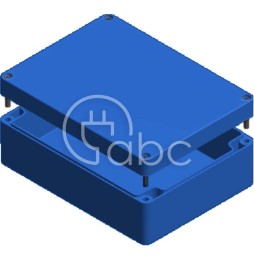 Obudowa ABS 160x120x55 mm MBT 161255 BLUE...