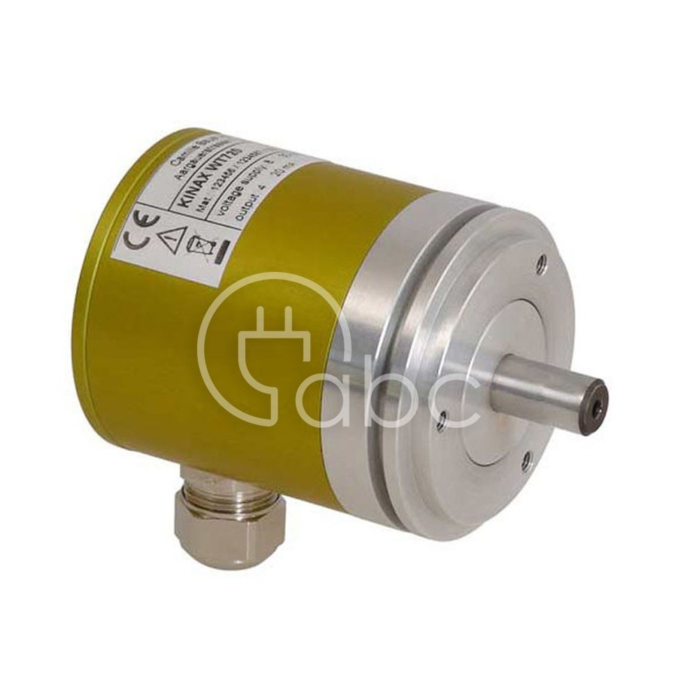 Przetwornik Kinax WT720, wejście 0-360 st., wyjście 4-20 mA, 24 V DC (2-przewodowe), średnica wałka 10 mm, 720-1111100000