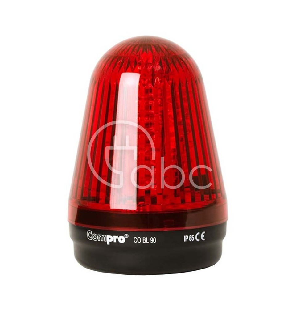 Sygnalizator optyczny COBL90, czerwony, LED, 12-24 V AC/DC, IP65, COBL90RL02415F
