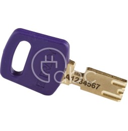 Kłódka LOTO SafeKey kompaktowa, nylonowa, szekla 25 mm, fioletowa, 150186