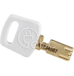 Kłódka LOTO SafeKey kompaktowa, nylonowa, biała, 150188
