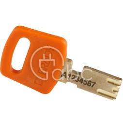 Kłódka LOTO SafeKey kompaktowa, nylonowa, szekla 25 mm, pomarańczowa (3 szt.), 150194
