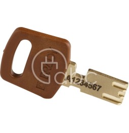 Kłódka bezpieczeństwa LOTO SafeKey, aluminiowa, szekla 76 mm, brązowa (6 szt.), 150235
