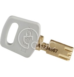 Kłódka bezpieczeństwa LOTO SafeKey, aluminiowa, szekla 38 mm, srebrna, 150242