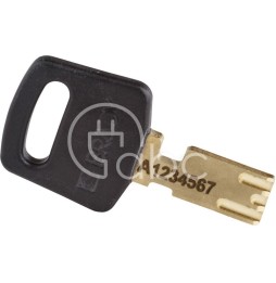 Kłódka bezpieczeństwa LOTO SafeKey, aluminiowa, szekla 38 mm, czarna, 150243