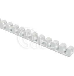 Korytko kablowe elastyczne HelaDuct Flex, 11x13,5x500 mm, białe, 164-11108