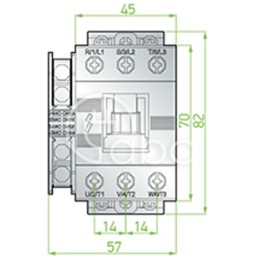 Stycznik 40 A 18,5 kW 3P 230 V AC 1Z+1R SCG040230