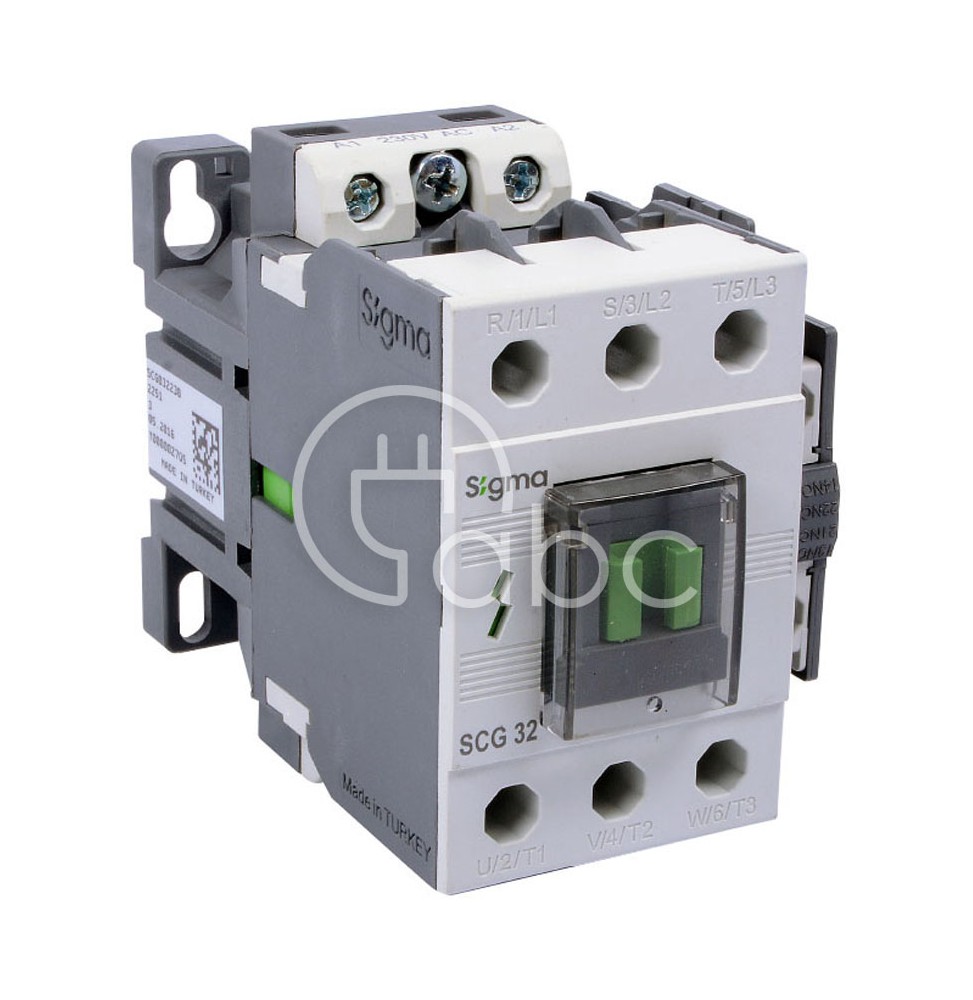 Stycznik 185 A 90 kW 3P 230 V AC 2Z+2R SCG185230