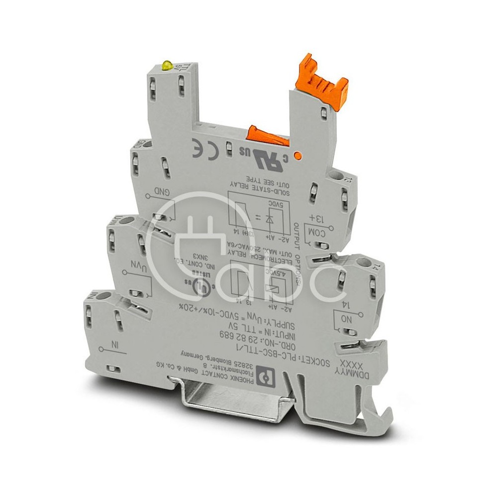 Gniazdo do przekaźnika serii REL-MR/OPT montaż na szynie DIN 1P 5 V DC 100 mA 2982689