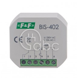 Przekaźnik impulsowy 230 V AC 10 A BIS-402