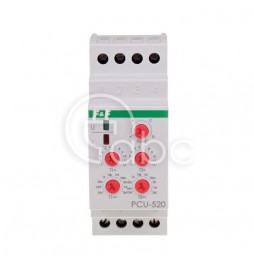 Przekaźnik czasowy 2P 12-264 V AC/DC 0,1 s-24 dni 8 A wielofunkcyjny PCU-520 UNI