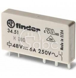 Przekaźnik miniaturowy serii 34.51 1P 5 V DC 6 A 34.51.7.005.0010