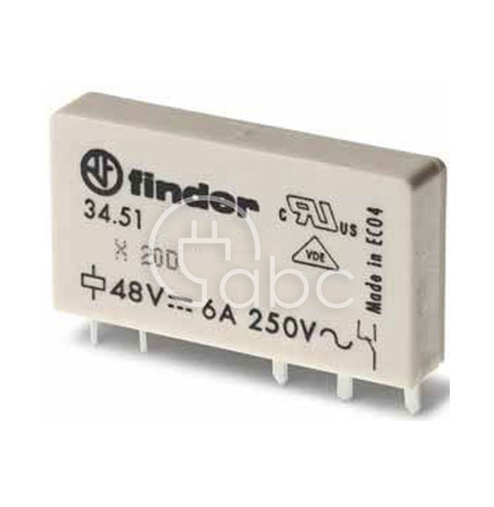 Przekaźnik miniaturowy serii 34.51 1P 5 V DC 6 A 34.51.7.005.0010