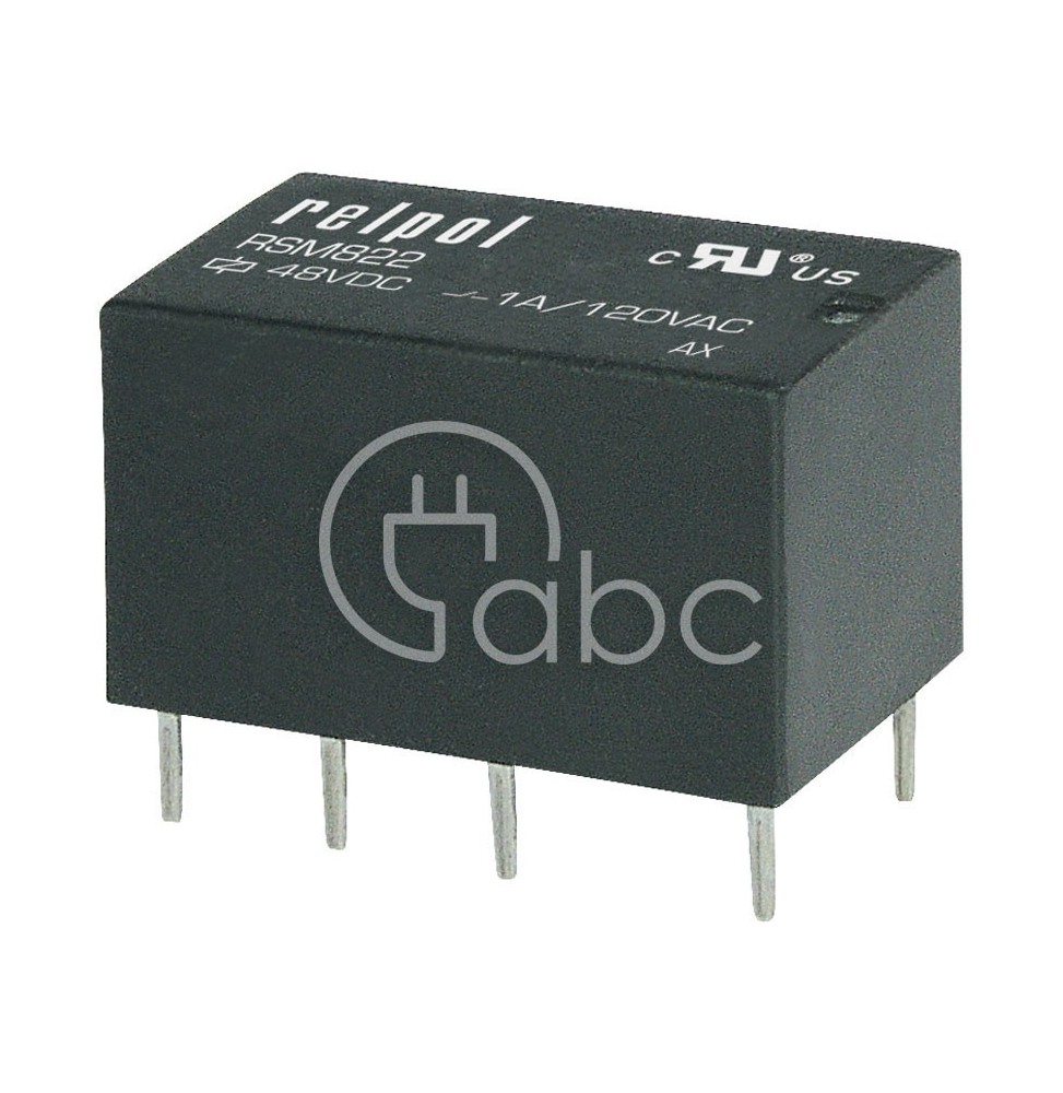 Przekaźnik subminiaturowy serii RSM822 2P 12 V DC 2 A RSM822-6112-85-S012