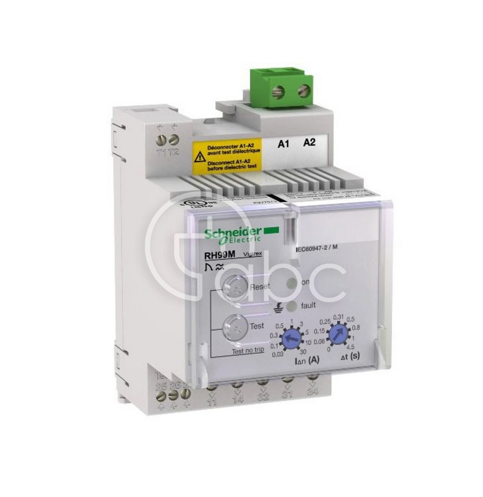 Przekaźnik różnicowy serii RH99M 0,03-30 A 110-130 V AC 56172