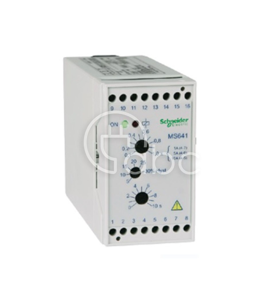 Przekaźnik nadzorczy prądu 2P zakres 01-10 A 100-220 V DC MS-641