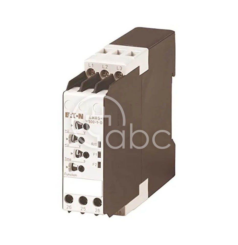 Przekaźnik nadzorczy kolejności i zaniku faz 2P 300-500 V AC EMR5-W500-1-D