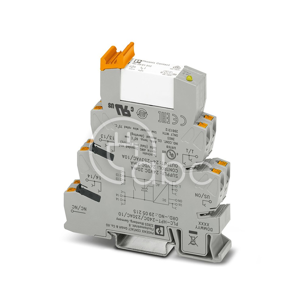 Przekaźnik półprzewodnikowy SSR serii PLC-HPT wejście 24 V DC wyjście 24-253 V AC 10 A PLC-HPT-24DC/230AC/10
