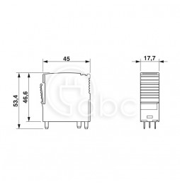 Wtyk z ochroną przed przepięciami PT-IQ-5-HF-12DC-P 2800796