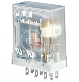 Przekaźnik przemysłowy serii R2M 2P 24 V DC 5 A R2M-2112-23-1024