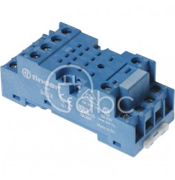 Gniazdo do przekaźnika serii 55.32/55.34/85.02/85.04 montaż na szynie DIN na panel 4P 250 V AC 10 A 94.74.0SMA