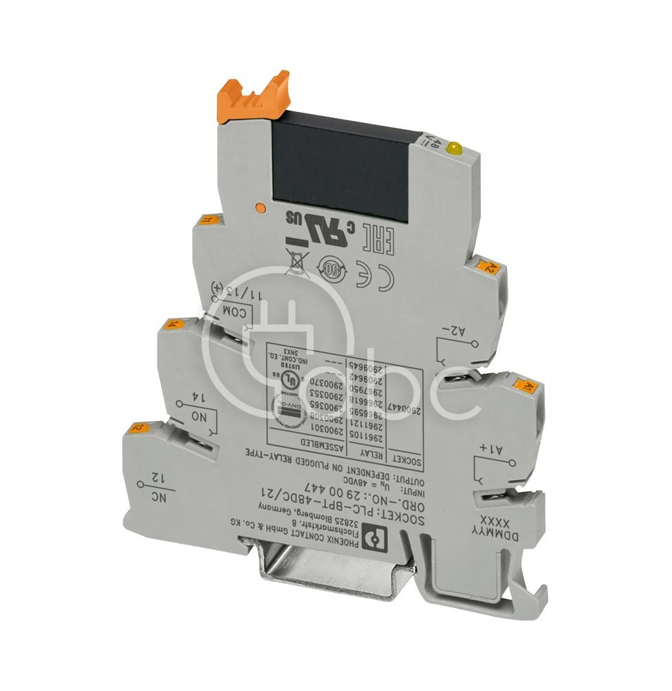 Moduł przekaźnika półprzewodnikowego SSR serii PLC-OPT 1Z wejście 48 V DC wyjście 24‑253 V AC 2900370