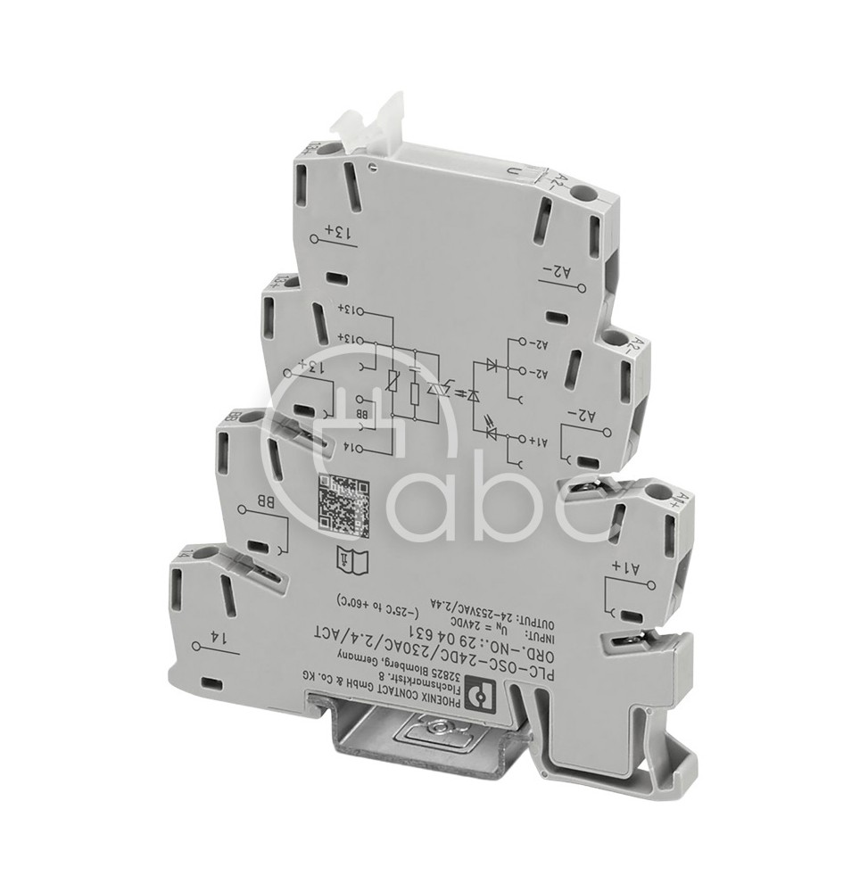 Moduł przekaźnika półprzewodnikowego SSR serii PLC-OSC 1Z wejście 24 V DC wyjście 24‑253 V AC 2904631