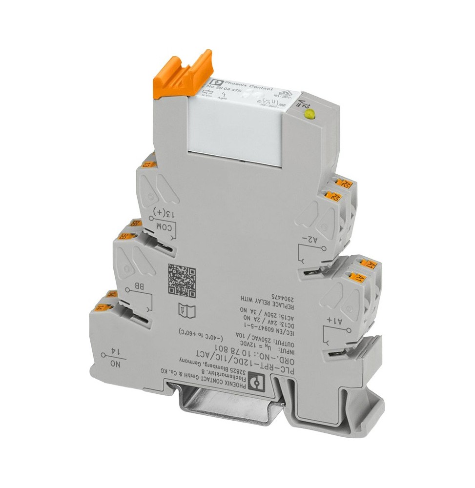 Przekaźnik interfejsowy serii PLC-RPT 1Z 12 V DC 6 A PLC-RPT-12DC/1IC/ACT