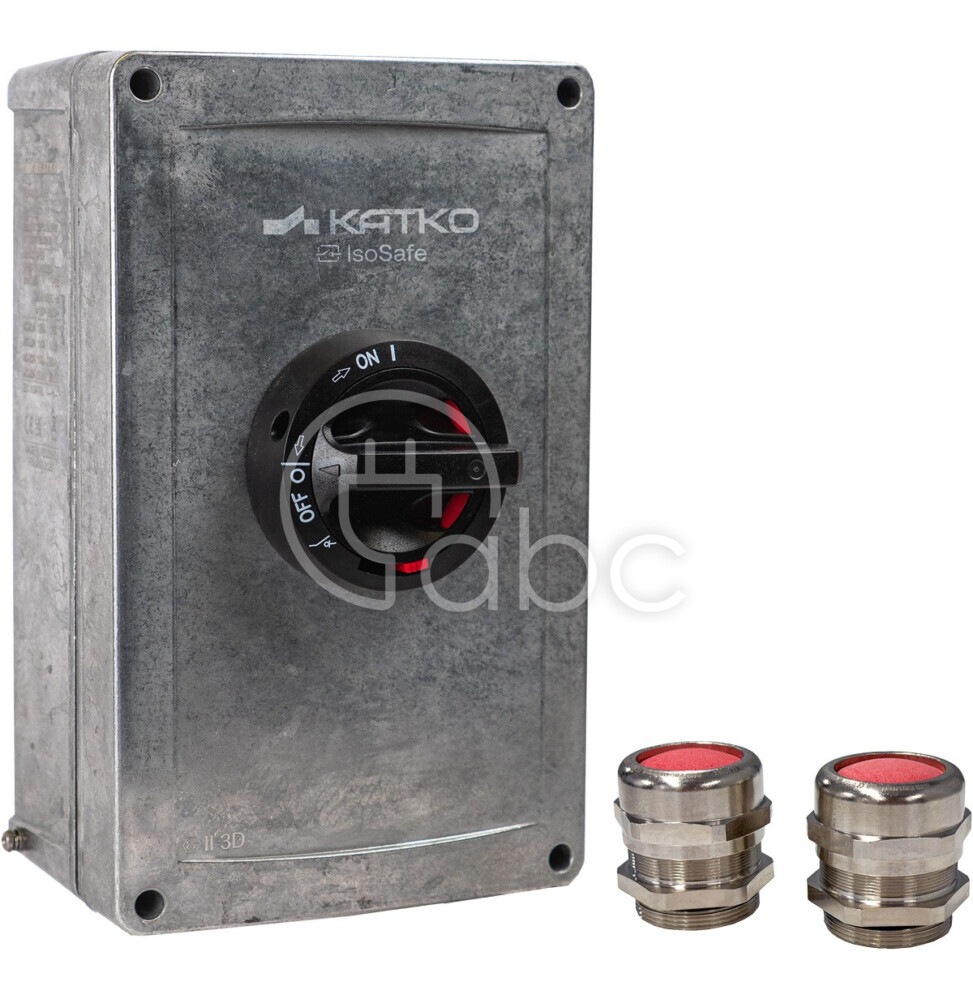 Rozłącznik przeciwwybuchowy aluminiowy 4x80 A EX II 2D IP66 KEA 480 A4EX 2XM40PEX KST16MEX