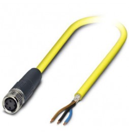 Kabel czujnika/urządzenia wykonawczego - SAC-3P-10,0-542/M8 FS SH BK - 1406061