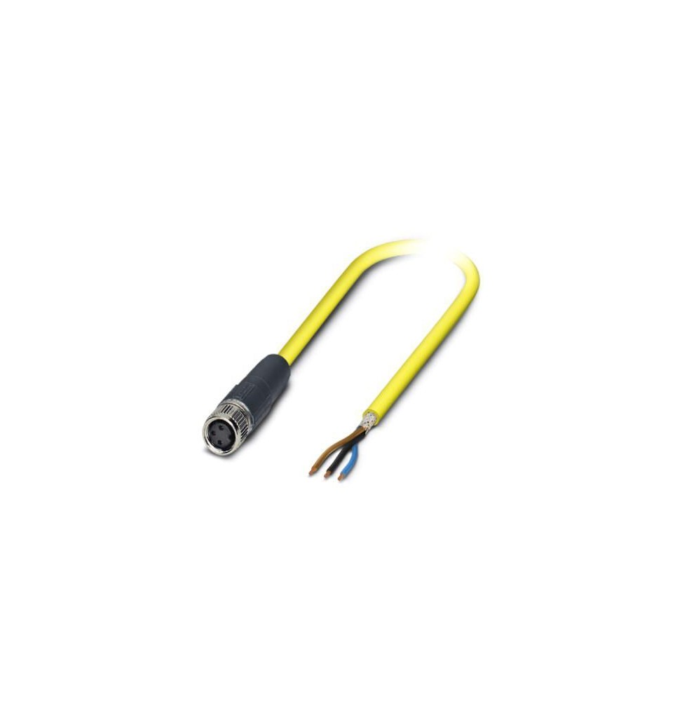 Kabel czujnika/urządzenia wykonawczego - SAC-3P-10,0-542/M8 FS SH BK - 1406061