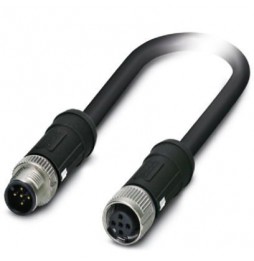 Kabel czujnika/urządzenia wykonawczego - SAC-5P-MS/ 5,0-28R/FS SCO RAIL - 1407338