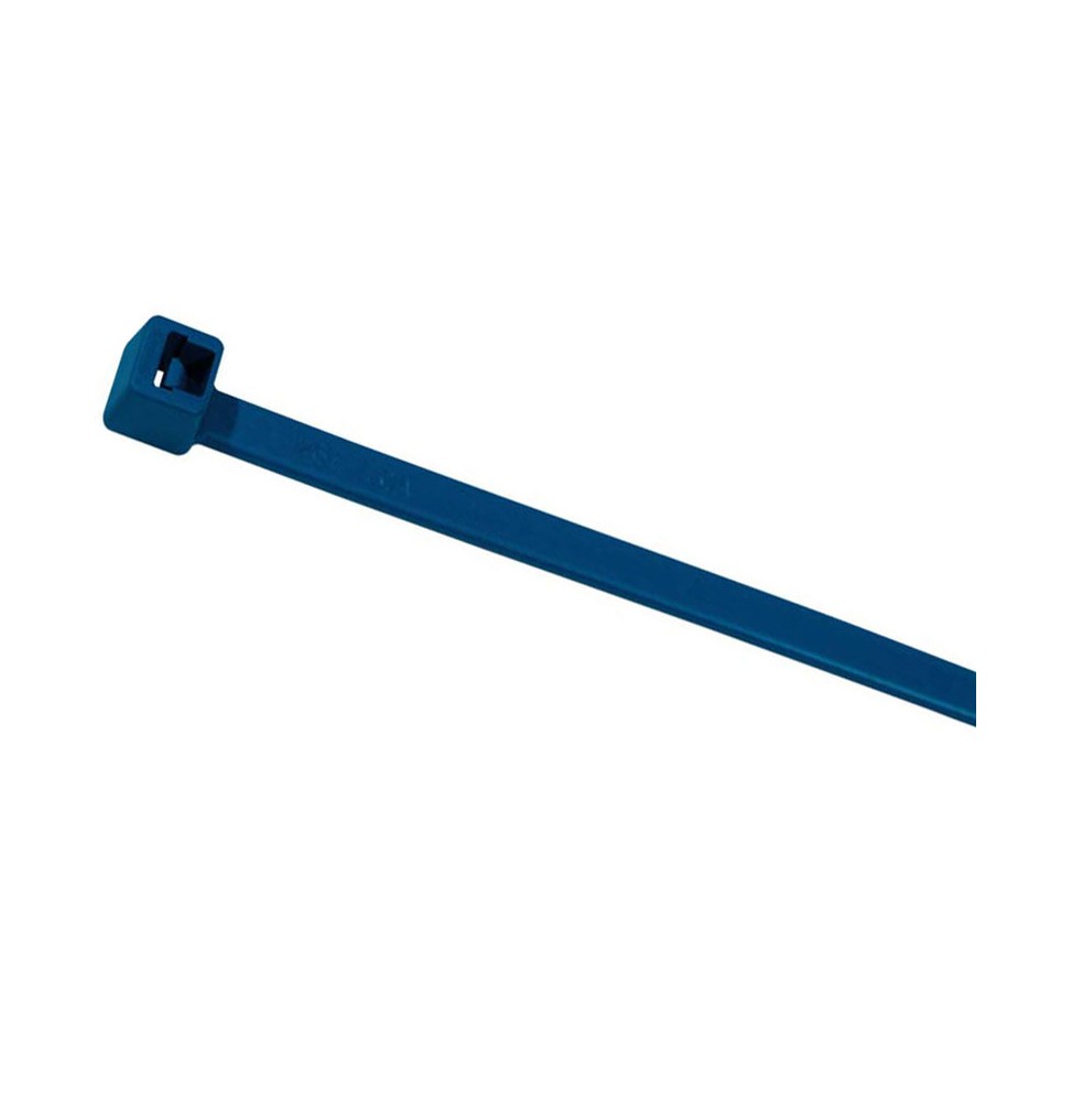 Opaska kablowa z cząstkami metalu, 202x4,6 mm, PA66MP, niebieska, 111-00830