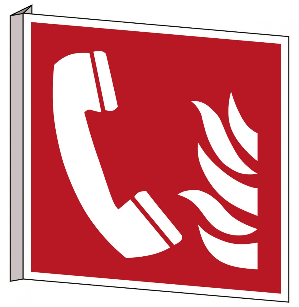 Znak bezpieczeństwa ISO – Telefon bezpieczeństwa, PIC F006-203X203-BIPVC/1
