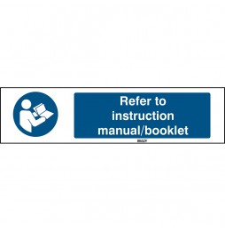 Znak ISO 7010 – Zapoznaj się z instrukcją, STEN M002-297X74-PE-CRD/1