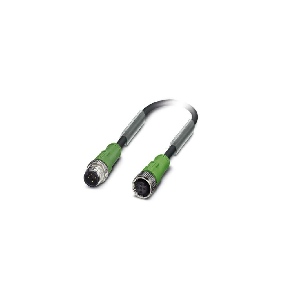 Kabel czujnika/urządzenia wykonawczego - SAC-4P-M12MS/ 1,0-PUR/M12FS - 1699850