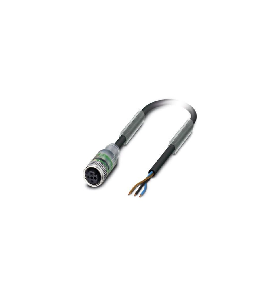 Kabel czujnika/urządzenia wykonawczego - SAC-3P- 1,5-PVC/M12FS-2L - 1414556