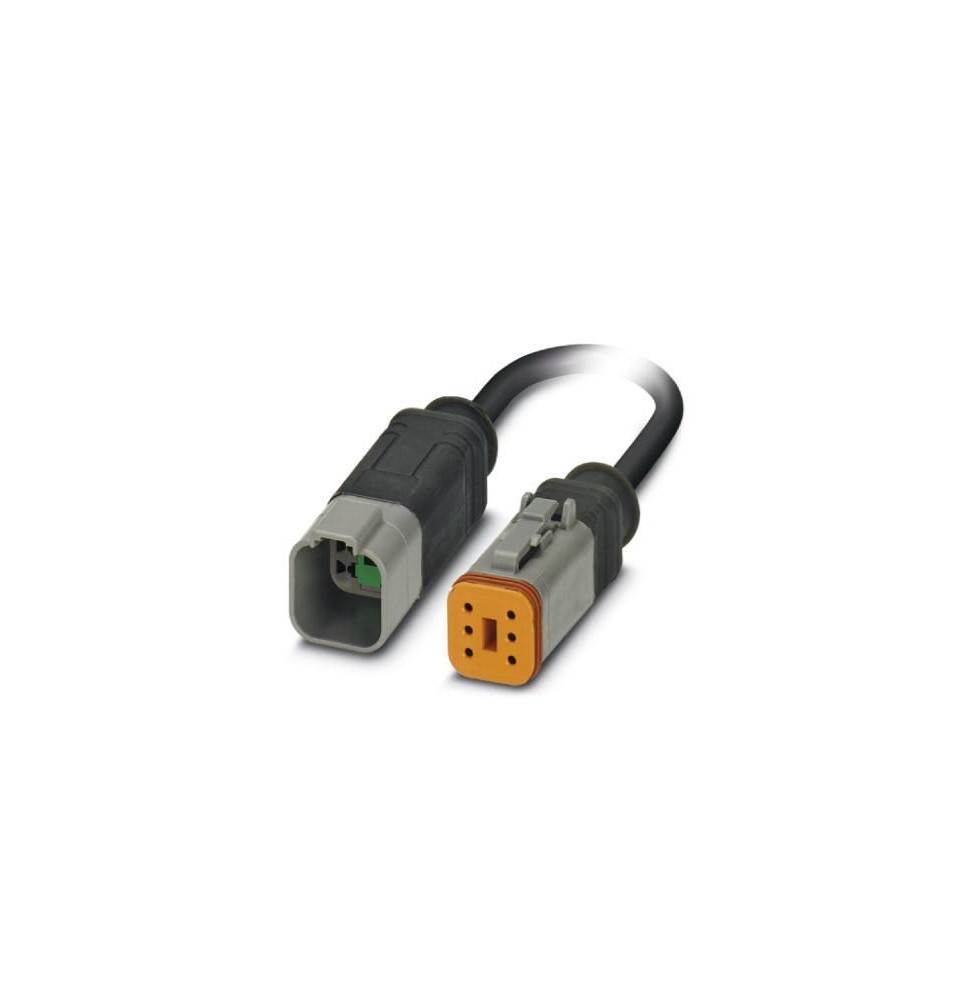 Kabel czujnika/urządzenia wykonawczego - SAC-6P-DTMS/ 0,6-PUR/DTFS - 1415036