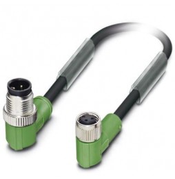 Kabel czujnika/urządzenia wykonawczego - SAC-3P-M12MR/0,3-PVC/M 8FR - 1415538