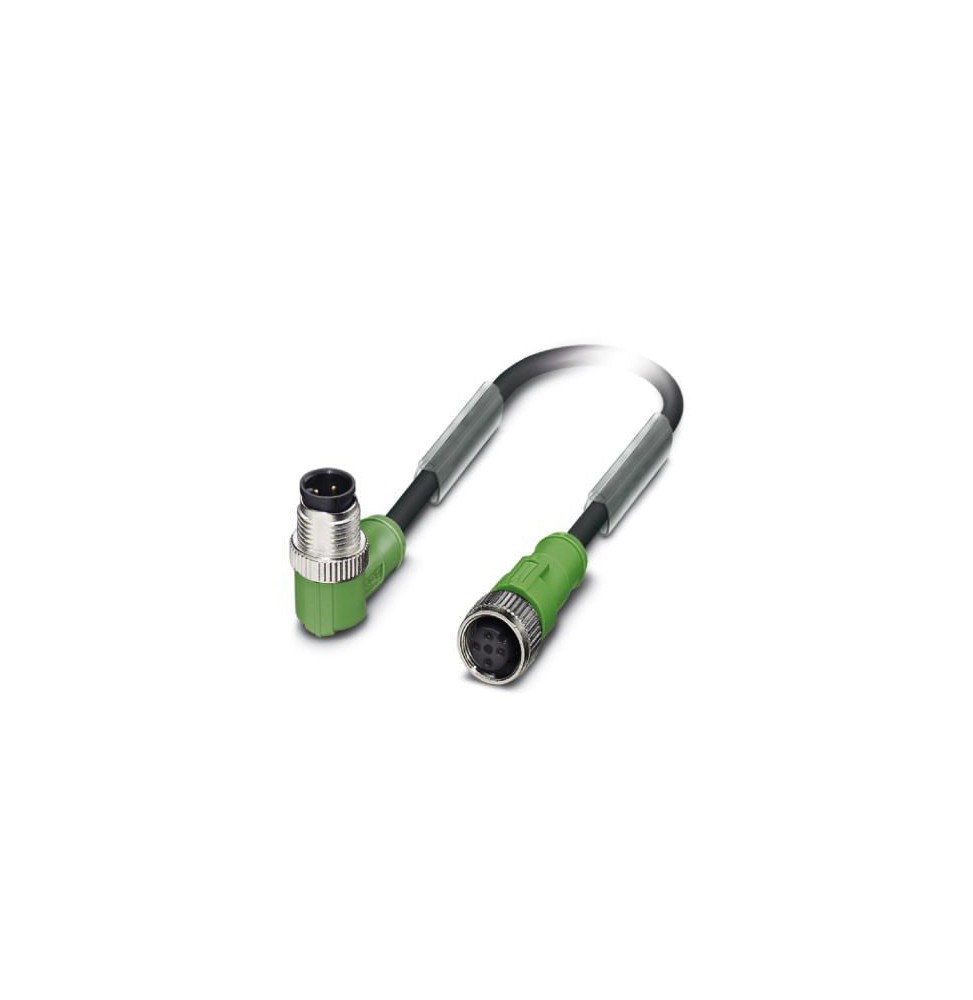Kabel czujnika/urządzenia wykonawczego - SAC-4P-M12MR/0,6-PVC/M12FS - 1415628