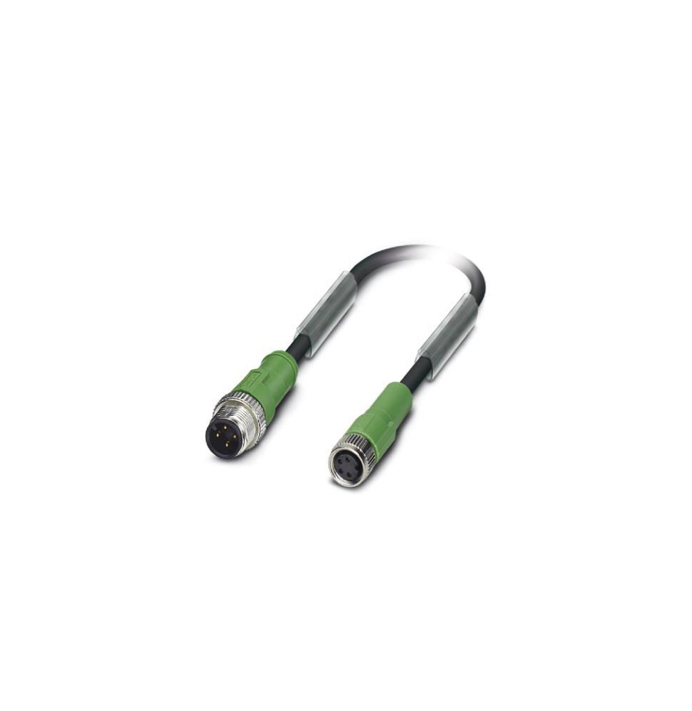 Kabel czujnika/urządzenia wykonawczego - SAC-4P-M12MS/0,3-PVC/M 8FS - 1415671