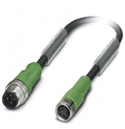 Kabel czujnika/urządzenia wykonawczego - SAC-4P-M12MS/0,3-PVC/M 8FS - 1415671