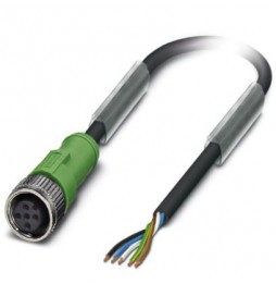 Kabel czujnika/urządzenia wykonawczego - SAC-5P- 3,0-PVC/M12FS - 1415684