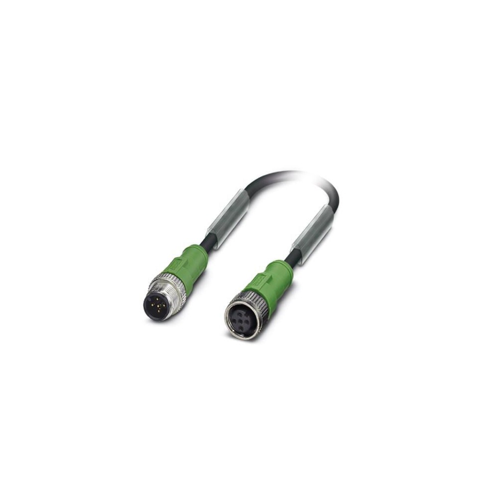 Kabel czujnika/urządzenia wykonawczego - SAC-5P-M12MS/1,5-PVC/M12FS - 1415697