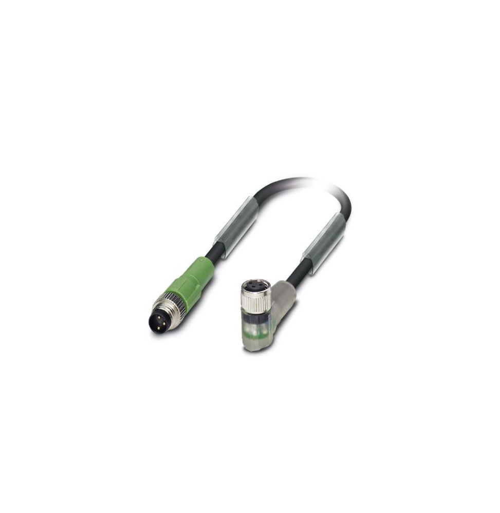 Kabel czujnika/urządzenia wykonawczego - SAC-3P-M 8MS/1,5-PVC/M 8FR-2L - 1415898